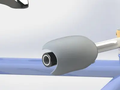 Gloves plastic lid 3D print model