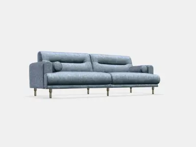 LANGARYD 3-seat sofa 3 Low-poly 3D model