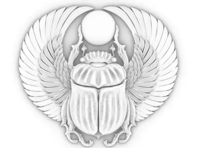 SCARAB BEETLE 3D print model
