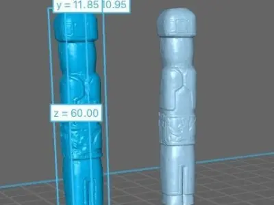 Tiwanaku 2 replica statues 3d print 3D print model