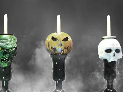 candle holder Free 3D print model