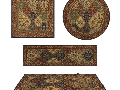 Rugs No 871 Low-poly 3D model