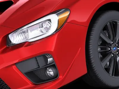Subaru Impreza WRX 2017 VRAY 3D model