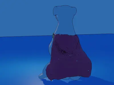 Krypto the Superdog - 3d print ready Free 3D print model