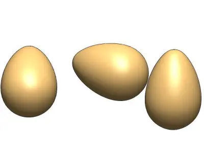 Golden Eggs Free 3D model