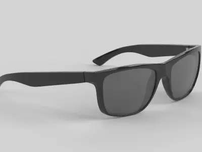 Clarke Eyewear Glasses Low-poly 3D model