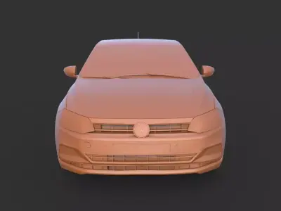 Volkswagen Polo 2019 3D print model