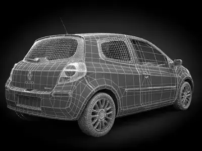 renault clio 3D model