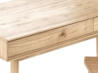 La Redoute Interieurs Miji 2 Drawer Desk 3D model