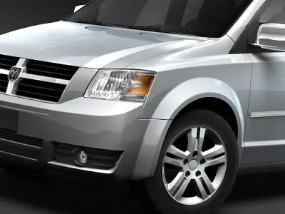 Dodge Grand Caravan 2008 3D model