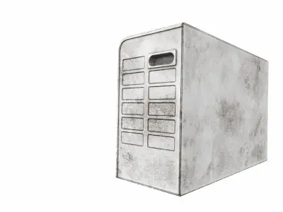 Air conditioner outdoor 7b 3D model