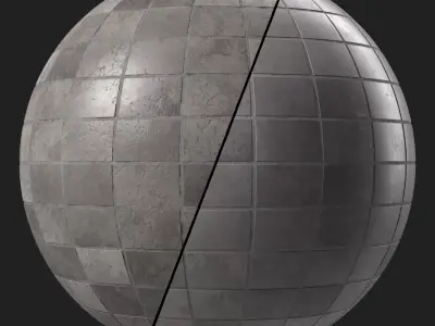 Pavement Materials 100- Concrete Tiling- Sbsar Pbr 4k Seamless Texture