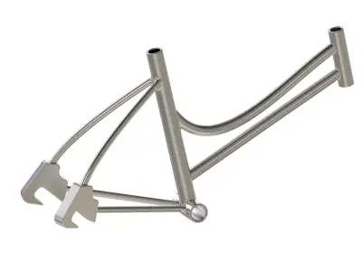 Premium Ladies Bicycle Frame 3D print model