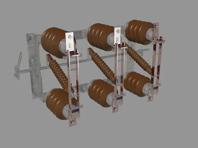 Medium voltage disconnecting switch - ROM-20 Free 3D model