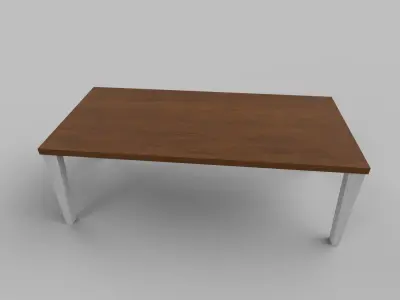 table coffee Low-poly 3D model