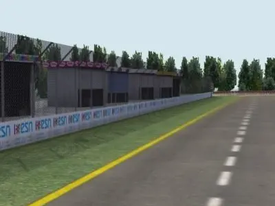 Race Track Game Low-poly 3D model