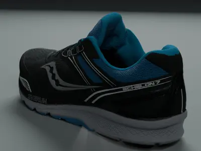 Sauc-fit shoe 48 3D model