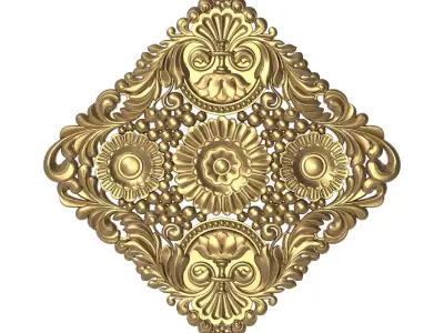  decorative pattern ready for 3D printing 3D model 397