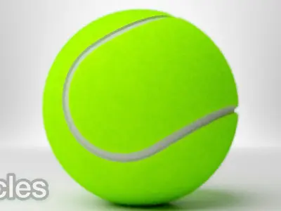 Tennis Ball - Sports equipment - Blender 3D model Low-poly 3D model