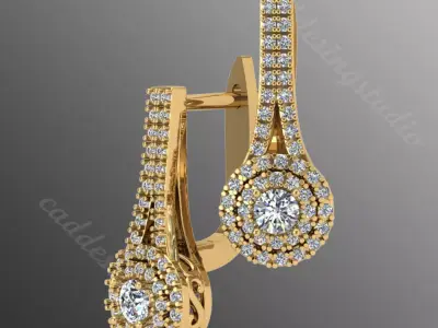 Earrings od60 3D print model