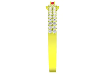 6496 Luxury HongKong Style Diamond Women Bangle 3D print model