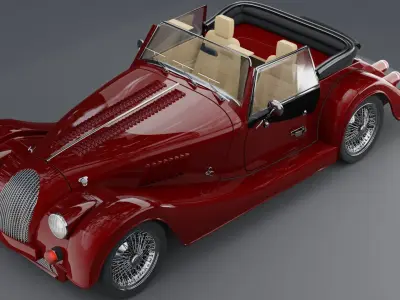 Modern vintage car 3D model