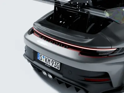 Porsche GT3 RS Tiffany 3D model