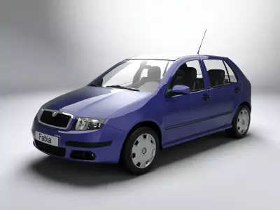 Skoda Fabia Detailed Model 3D model