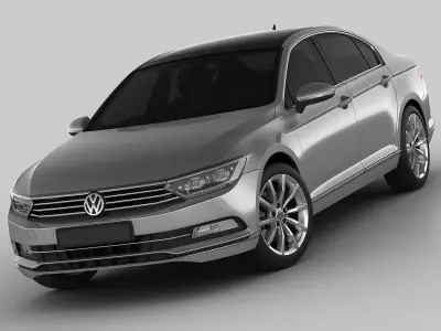 VW Passat 2015 3D model