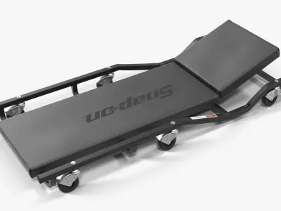 Car Creeper Black JCW65R Low-poly 3D model