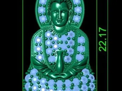 Guanyin Buddha statue  3D print model