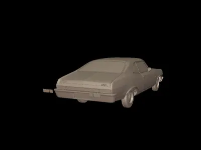 CHEVROLET NOVA SS 396 1969 3D PRINT MODEL 3D print model