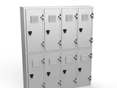 Locker 3D print model