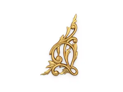 Classic decor ornament 158 3D model