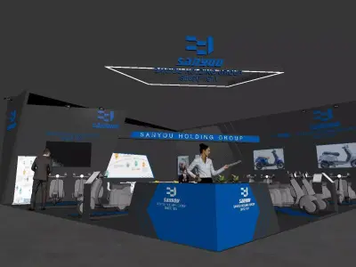 exhibition 3D model