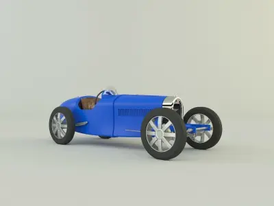 Bugatti type 35 B 3D model