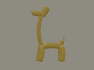 Balloon Giraffe 3D model
