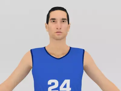 Volleyball Player V2 3D model