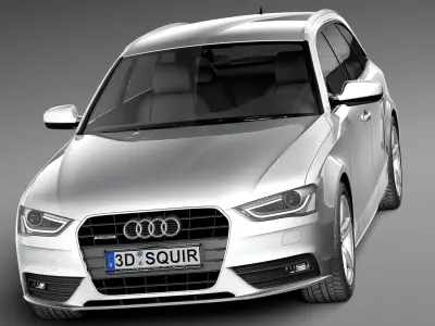 Audi A4 Avant 2013 3D model