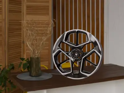 Maserati MC20 RIMS Low-poly 3D model