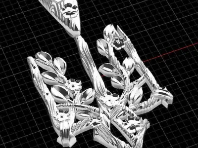 Ukrainian Trident 3D print model 16