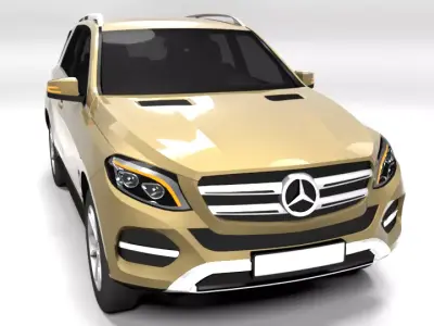 MERCEDES GLE 2016 LOWPOLY Low-poly 3D model