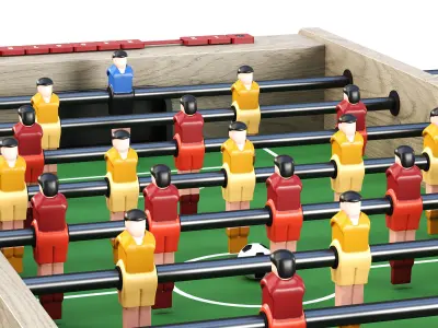 Table Football Game FGE-03  3D model