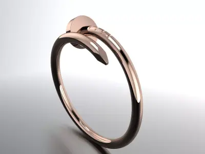 NAIL RING PRINTING MODEL 3D print model