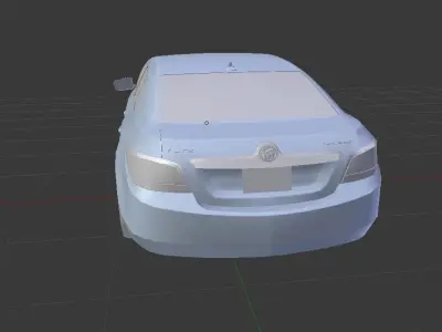 2013 Buick LaCrosse Free low-poly 3D model