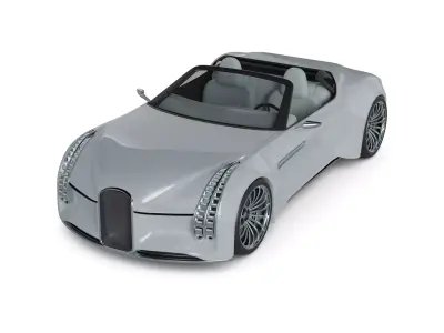 Convertible Car 3D model
