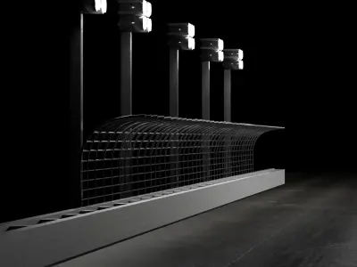 NASCAR track rendering pack  3D model