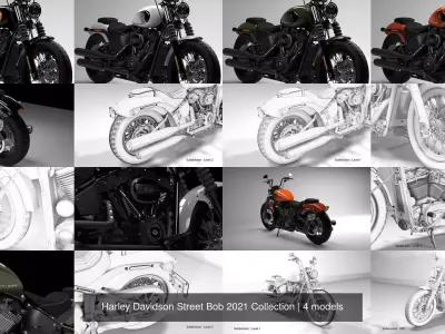 Harley Davidson Street Bob 2021 Collection