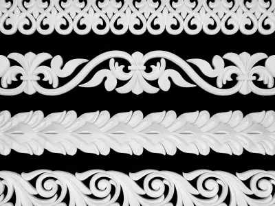 Path Ornament Pack 12 3D model