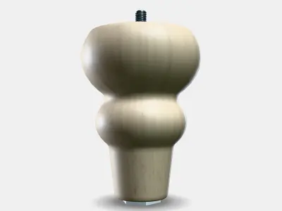 VISKAFORS Legs for sofa Low-poly 3D model